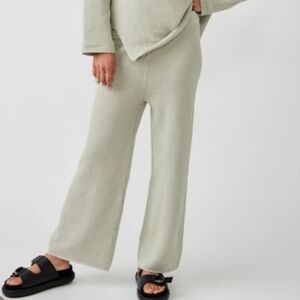 Free People Beach Hailee Sweater Pants Wide Leg